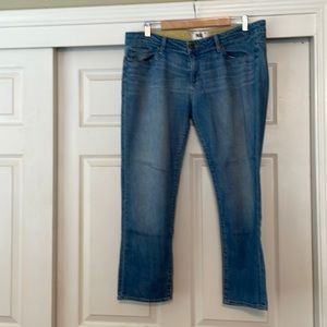 Paige Lighter weight cropped jeans